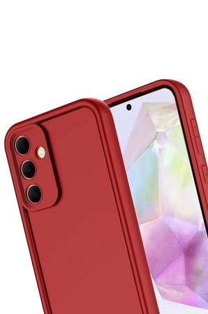 Samsung Galaxy A17 5G Viera Silikon - Kırmızı