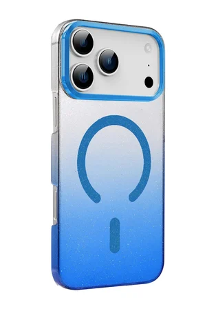 iPhone 17 Pro Glossy Magsafe Kapak - Mavi