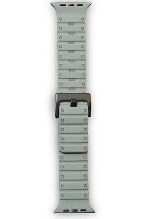 Watch 42mm Magnus Mıknatıslı Silikon Kordon - Gri