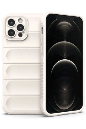 iPhone 12 Pro Kılıf Optimum Silikon - Krem