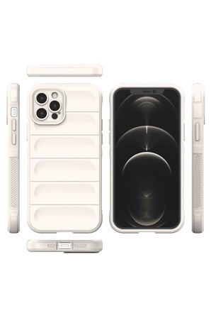 iPhone 12 Pro Kılıf Optimum Silikon - Krem