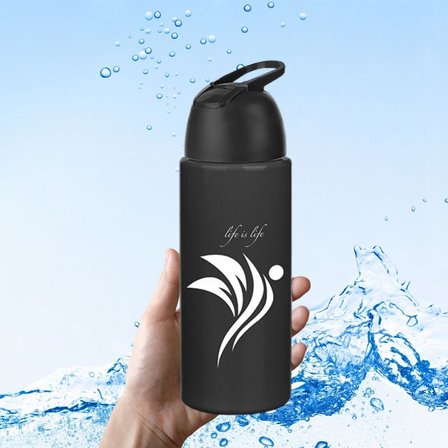 B Kilitlenebilen Matara Güvenlikli Suluk Sporcu Matarası Spor Su Şişesi İçecek Şişesi 700ml