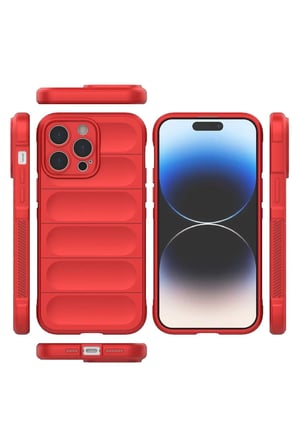 iPhone 13 Pro Kılıf Optimum Silikon - Kırmızı