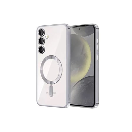 Mey İthalat  Samsung Galaxy S24 Kılıf Kross Magneticsafe Kapak - Gümüş