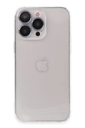 iPhone 13 Pro Kılıf Luko Lens Silikon - Sierra Blue