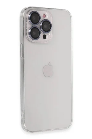 iPhone 13 Pro Kılıf Luko Lens Silikon - Sierra Blue