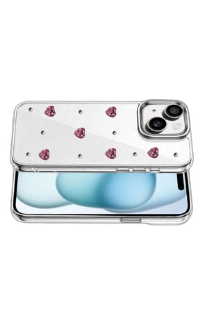Mey İthalat   iPhone 15 Fiyonk Desenli Kapak - Desen 3
