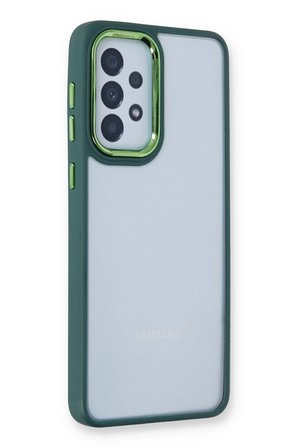 Mey İthalat  Samsung Galaxy A53 5G Kılıf Dora Kapak - Haki Yeşil