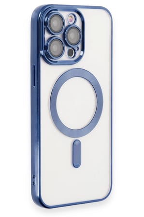 iPhone 15 Pro Max Kılıf Kross Magneticsafe Kapak - Lacivert