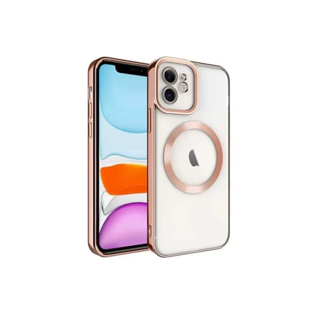 Mey İthalat   iPhone 11 Kılıf Kross Magneticsafe Kapak - Rose