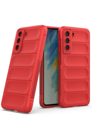 Samsung Galaxy S22 Plus Kılıf Optimum Silikon - Kırmızı