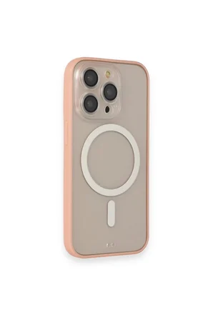 iPhone 14 Pro Kılıf Grand Magneticsafe Kapak - Pembe