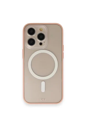 iPhone 14 Pro Kılıf Grand Magneticsafe Kapak - Pembe