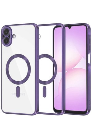 Mey İthalat  Samsung Galaxy A07 4G Kross Magneticsafe Kapak - Mor