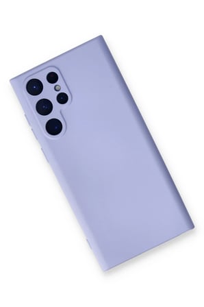 Samsung Galaxy S24 Ultra Kılıf Nano içi Kadife Silikon - Lila