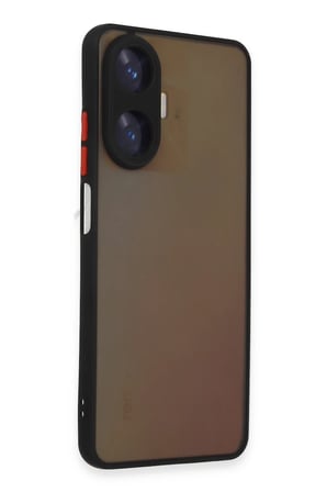 Realme C55 Kılıf Montreal Silikon Kapak - Siyah