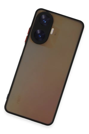 Realme C55 Kılıf Montreal Silikon Kapak - Siyah