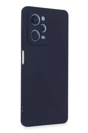 Redmi Note 12 Pro 5G Kılıf Nano içi Kadife Silikon - Lacivert