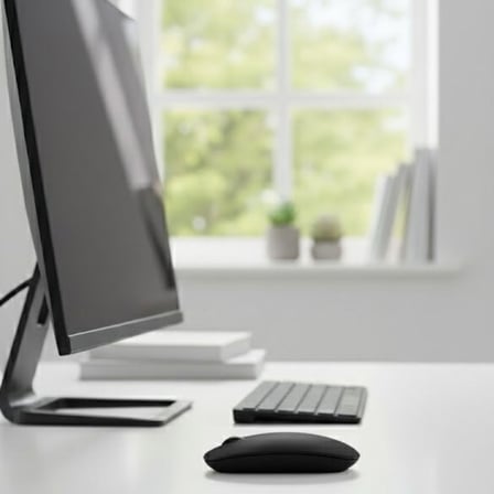 B Siyah Renkli Ergonomik Sessiz Kablosuz Mouse – USB Alıcılı, Ofis ve Oyun İçin Konforlu Bilgisayar Faresi MS6310