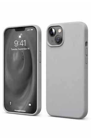 iPhone 14 Kılıf First Silikon - Gri