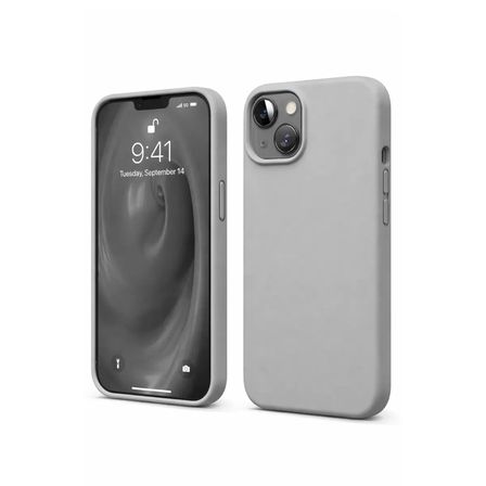 iPhone 14 Kılıf First Silikon - Gri