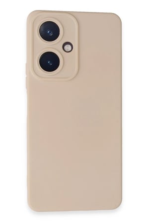 Vivo Y27 Kılıf Nano içi Kadife Silikon - Pudra