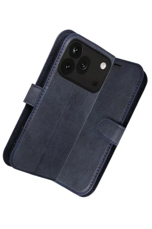 Mey İthalat  Huawei Honor 600 Pro Trend S Plus Kapaklı Kılıf - Lacivert