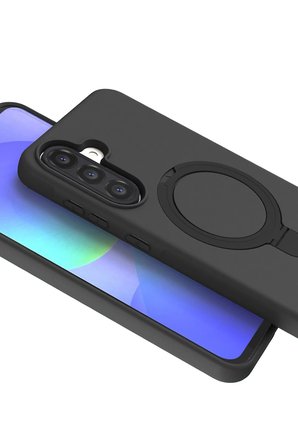 Samsung Galaxy A26 Regal Magsafe Standlı Kapak - Siyah