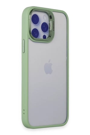 iPhone 15 Pro Max Kılıf Roblox Lens Standlı Kapak - Yeşil