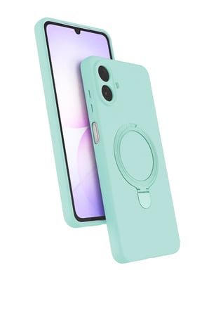 Mey İthalat  Samsung Galaxy A07 4G Regal Magsafe Standlı Kapak - Su Yeşili