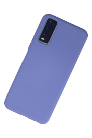 Vivo Y11S Kılıf Nano içi Kadife Silikon - Lila