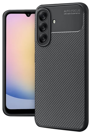 Samsung Galaxy A17 5G Auto Focus Karbon Kapak - Siyah