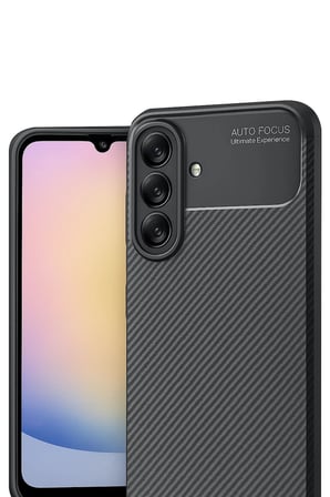 Samsung Galaxy A17 5G Auto Focus Karbon Kapak - Siyah