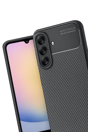 Samsung Galaxy A17 5G Auto Focus Karbon Kapak - Siyah
