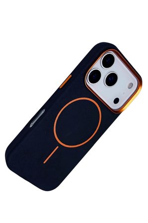 iPhone 17 Pro Luno Deri Magsafe Kapak - Mavi