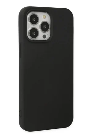 iPhone 14 Pro Max Kılıf Nano içi Kadife Silikon - Siyah