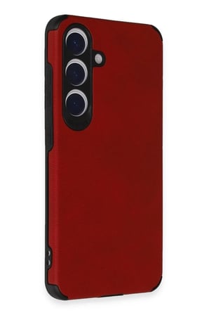 Samsung Galaxy S24 Kılıf Loop Deri Silikon - Kırmızı