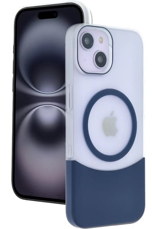 iPhone 15 Velar Magsafe Kapak - Lacivert