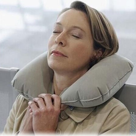 B Seyahat Yolculuk Uyku Boyun Yastığı Ergonomik Ortopedik Yastık
