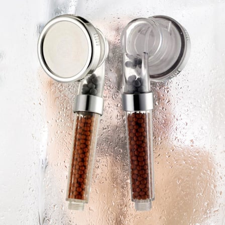 B %50 Su Tasarruflu ve Arıtmalı Doğal Taşlı Banyo El Duş Başlığı