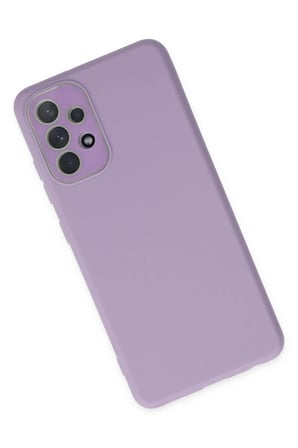 Samsung Galaxy A33 5G Kılıf Lansman Glass Kapak - Lila