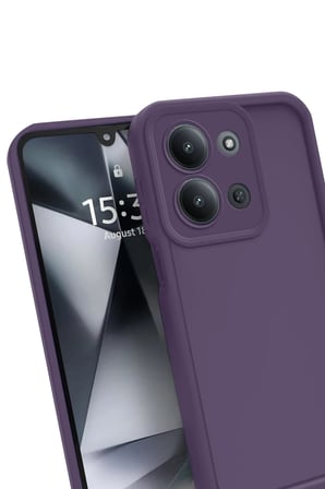 Redmi 15C 4G Viera Silikon - Mürdüm