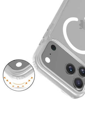 iPhone 17 Pro Jota Magsafe Kapak - Şeffaf