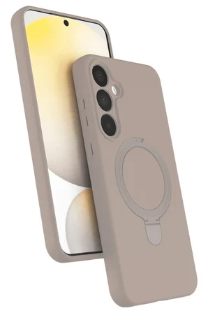 Samsung Galaxy A15 4G Regal Magsafe Standlı Kapak - Çöl Titanyum