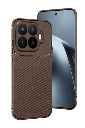 Mi 17T Auto Focus Karbon Kapak - Kahverengi