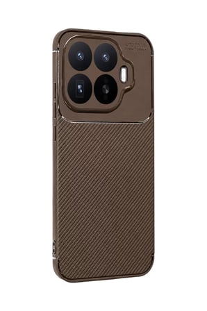 Mi 17T Auto Focus Karbon Kapak - Kahverengi