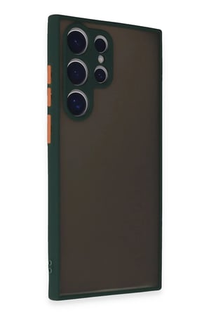 Samsung Galaxy S24 Ultra Kılıf Montreal Silikon Kapak - Yeşil