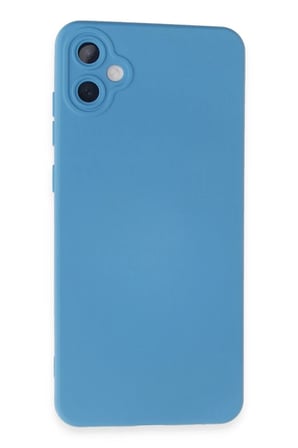 Samsung Galaxy A05 Kılıf Nano içi Kadife Silikon - Mavi
