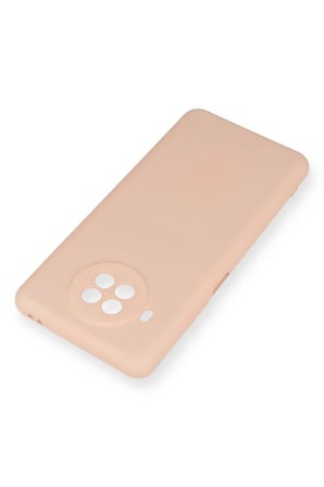 Mi 10T Lite Kılıf Nano içi Kadife Silikon - Pudra