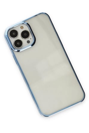 Mey İthalat   iPhone 14 Pro Max Kılıf Element Silikon - Sky Blue